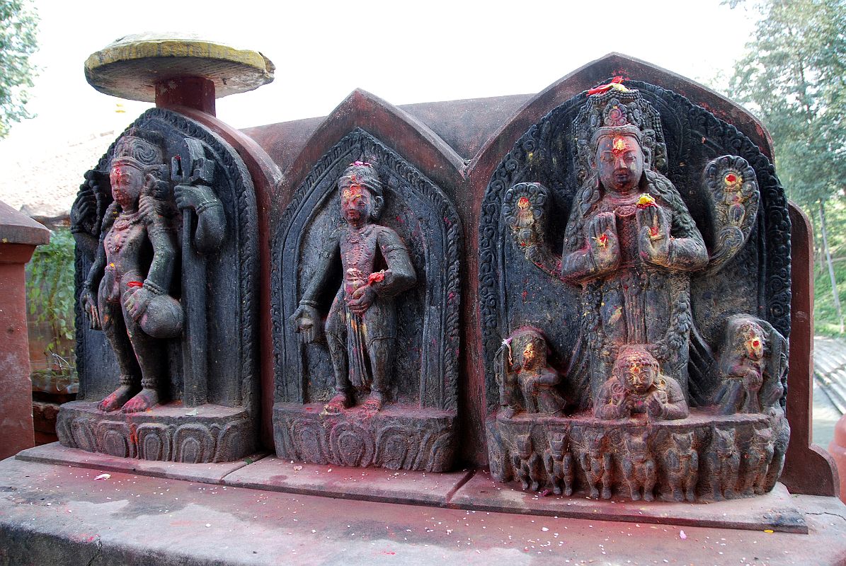 Kathmandu Gokarna Mahadev Temple Kamadeva God Of Love Danan Tari Surya Sun God